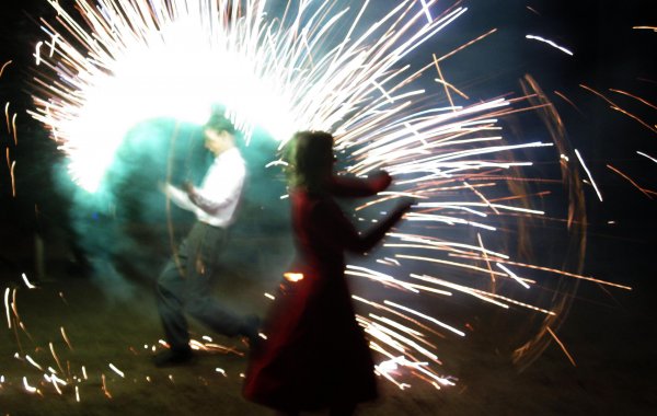 Swing Fire Funkenregen